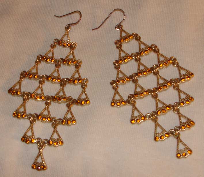 Mesh earrings