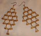 Mesh earrings