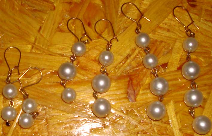 Pearl earrings