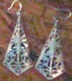 Silver earrings