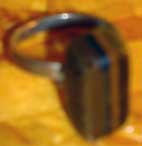 Brown-stone ring