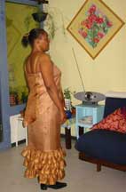 Sari outfit side